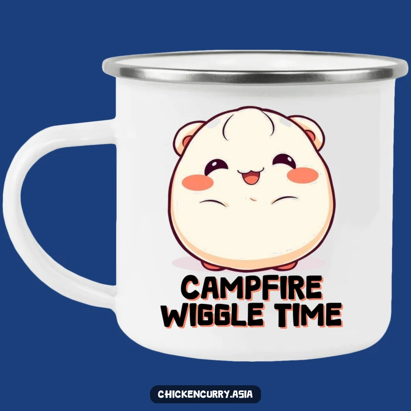 Durable Funny Dumpling Camping Mug - Your Cheerful Outdoor Companion