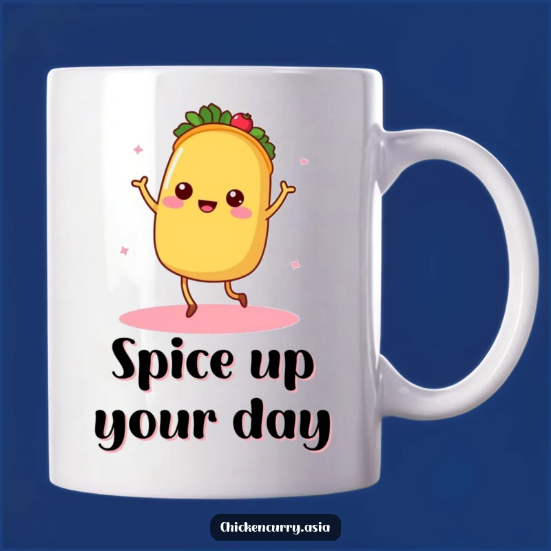 Funny Dancing Taco Mug - A Warm and Hilarious Gift for Foodies