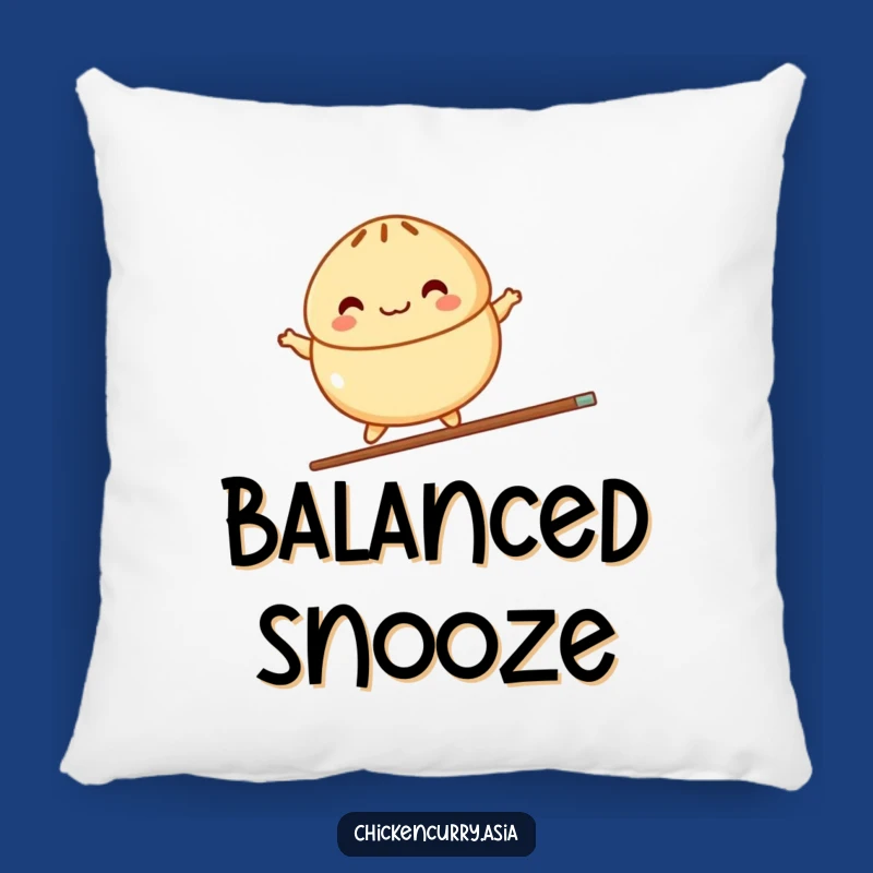 Funny Steamed Bun Pillow: Soft Cartoon Cushion for Cozy Comfort