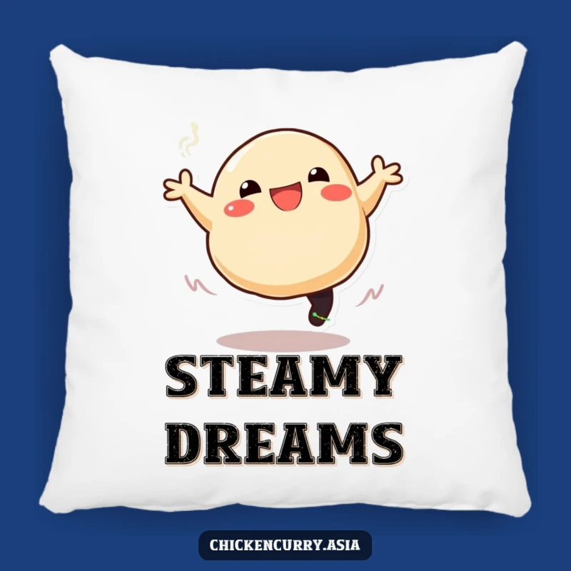 Funny Dumpling Pillow: Cozy Cartoon Character Cushion for Comfy Relaxation