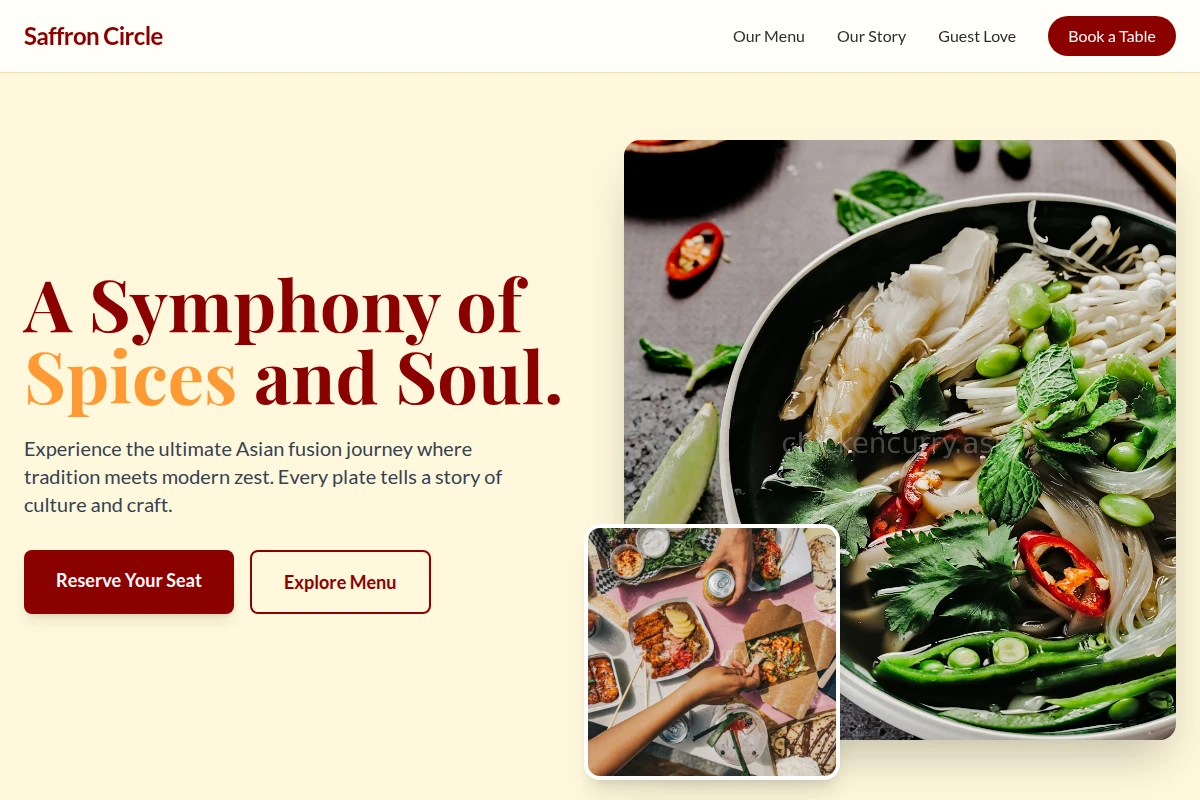 Market Asian Fusion Food