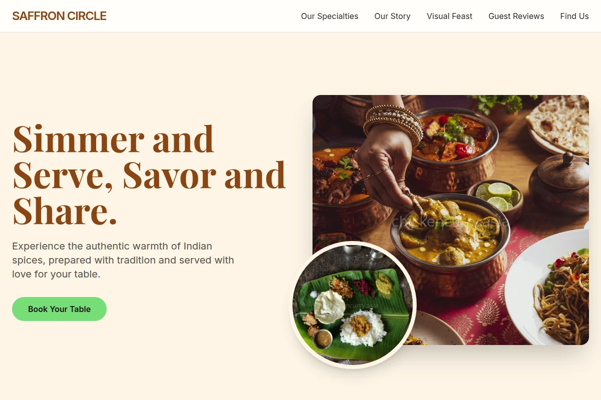 Steam Indian Food
