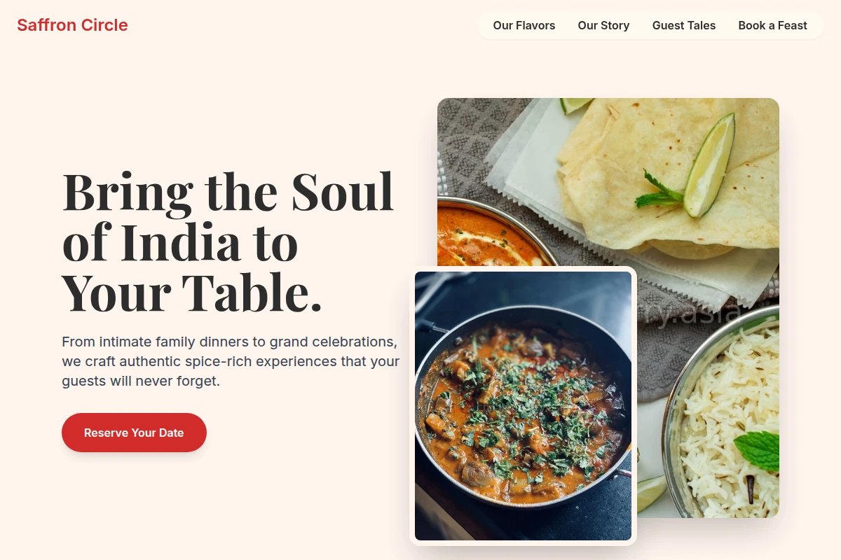 Catering Indian Food