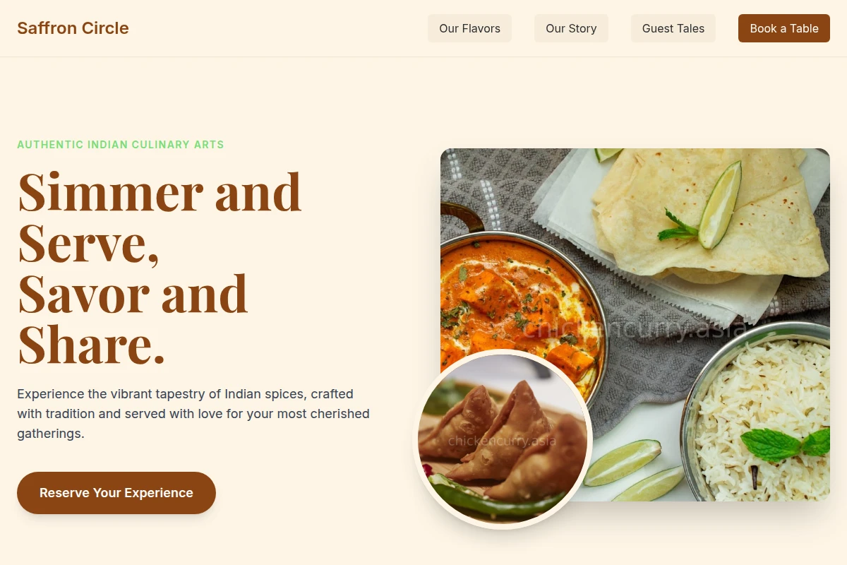 Bold Indian Food