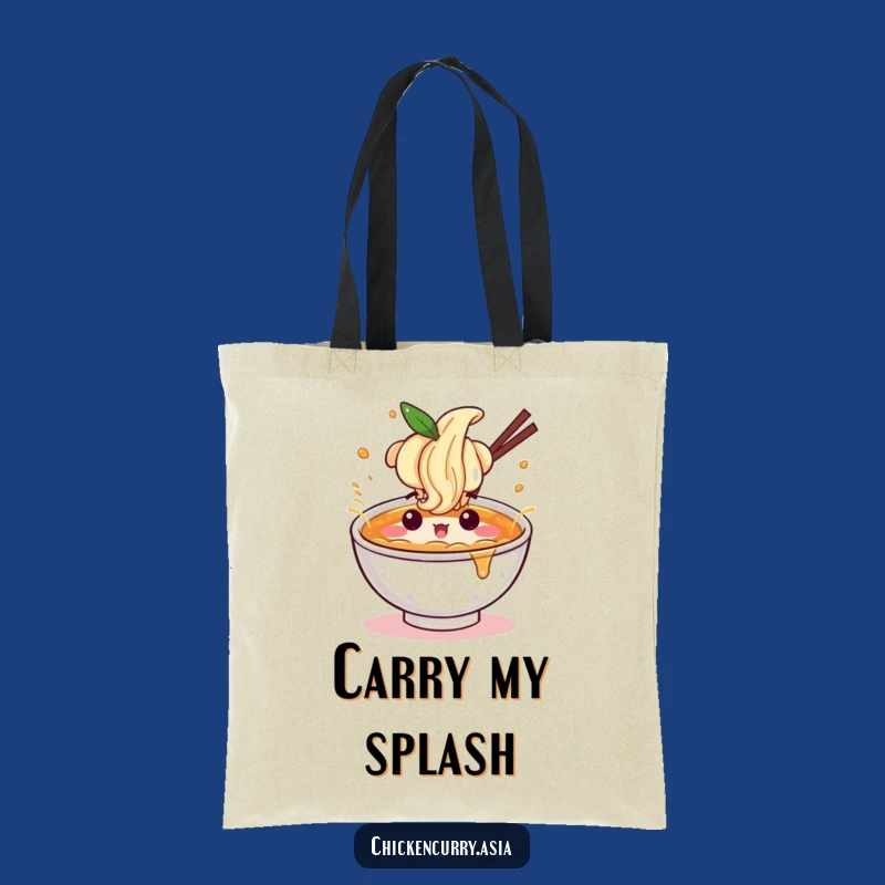 Funny Ramen Splash Tote Bag - Carry Your Love for Noodles Everywhere